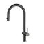 Grifo de cocina monomando extraíble Lazio Black Gun Metal de Imex
